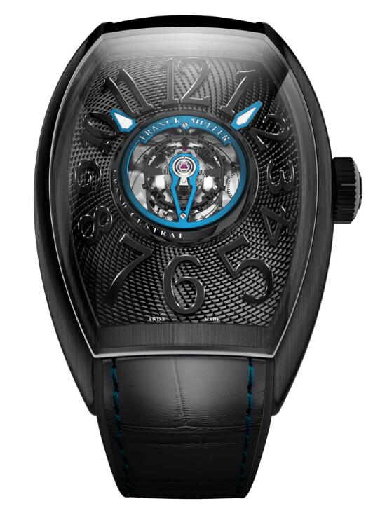 Buy Franck Muller Grand Central Tourbillon Brushed Full Black Titanium Replica Watch for sale Cheap Price CX 40 T CTR TTNRBR TTNRBR (NR.NR) - Click Image to Close